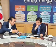 최경식 남원시장, 김관영 전북지사 만나 통합하천사업등 6건 지원 요청