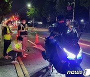 김해시, 경찰·교통안전공단 합동 오토바이 소음 단속