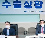수출상황 점검회의 주재하는 장영진 차관