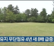 울산 국유지 무단점유 4년 새 8배 급증