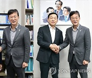 이민근 안산시장, 고영인·김철민 의원 만나 현안 논의