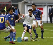'유럽파 폭발' 일본, 미국과의 중립경기서 2-0 압승