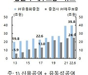 "증권사 PF부실·외화유동성 위험에 취약"