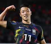 한국, 코스타리카와 1-1 전반종료..황희찬 선제골