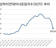 컨테이너 운임, 15주 연속 하락..22개월 만의 최저치