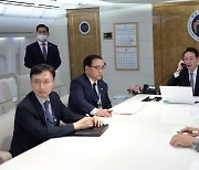北 신포서 SLBM 발사 준비 동향..윤대통령, 공군1호기서 안보점검회의