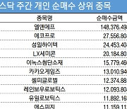 코스닥 주간 개인 순매수 1위 '엘앤에프'