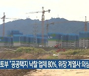 국토부 "공공택지 낙찰 업체 80%, 위장계열사 의심"