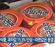 삼양식품, 과자값 15.3% 인상..라면값은 동결