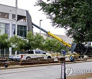 Oklahoma City Crane Topples