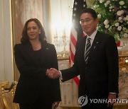 기시다·해리스 첫 회담.."미일동맹 억지력 강화 확인"