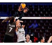 한국여자배구, 튀르키예에 완패..세계선수권 2경기 연속 0-3 패