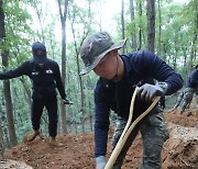 육군 제51보병사단, 의왕 모락산 일대에서 유해발굴 실시