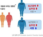 젊은층은 비만, 노인층은 저체중일수록 심혈관계 발생 위험 크다
