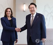대통령실 "尹-해리스, 대만해협 평화·안정 중요성 재확인"