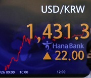 [환율1400원시대] 원/달러 환율, 하락 출발..강달러 진정