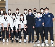 [JB포토] 2022 FIBA 여자농구 월드컵 대표팀 인천공항 통해 귀국