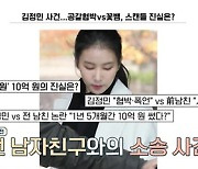 김정민, 전 연인과 소송 언급.."꽃뱀 누명 수치심..극단적 생각도"