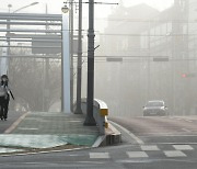 인천, 출근길 쌀쌀하고 짙은 안개..미세먼지 '나쁨'