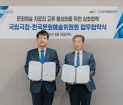 국립극장, 한국문화예술위와 자료 수집·보존 위한 업무협약