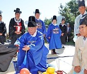 산청군 한방약초축제 성공기원, 산신제·숭모제 봉행
