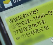 "문자스팸 늘고 음성스팸은 줄어..도박·불법대출 유혹"