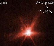 허블·웹 망원경, 소행성 충돌 실험 첫 동시 관측 이미지 공개