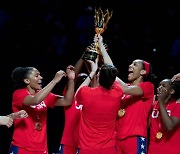 '30연승' 달린 미국 대표팀, 중국 꺾고 여자농구 월드컵 4연패 달성