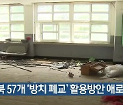 경북 57개 '방치 폐교' 활용방안 애로