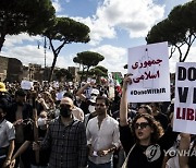 ITALY IRAN PROTEST