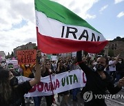 Italy Iran Protest