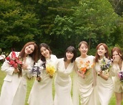 '두번째 결혼' 고우리♥, 레인보우 7명 뭉쳤다.. "너무 이쁘다"