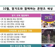 경기도, 웹툰·인디뮤직..문화기술 등 5개 콘텐츠행사 10월 개최