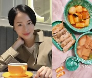 '의사♥' 이정현, 아이 재우고 야식 파티.."비 오는 날은 추억의"