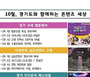 경기도, 웹툰·문화기술 등 콘텐츠 행사 10월 한 달 연이어 개최