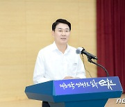 취임 100일 노관규 순천시장 "경전선 도심 우회·정원박람회 성공 우선"