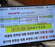 [국감] 이스타항공 채용 관련 민주당 인사 개입 의혹 제기한 윤창현 의원