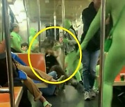 형광옷 입고 몰려 와 폭행..뉴욕 지하철 아수라장 만든 女강도단