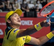 테니스 간판 권순우, 세계 23위 꺾고 일본오픈 16강 진출