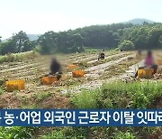 전북 농·어업 외국인 근로자 이탈 잇따라
