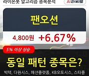 팬오션, 장시작 후 꾸준히 올라 +6.67%.. 외국인 50.72만 주 순매수 중