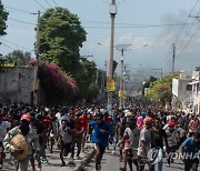 HAITI CRISIS PROTEST