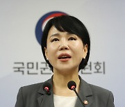 국민의힘과 검찰, 감사원의 사퇴압박 중단 촉구 하는 전현희 국민권익위원장