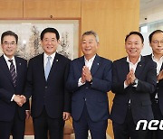 김영록 지사, 이성희 농협중앙회장과 면담