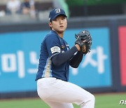 구창모, 롯데전 6이닝 3실점 역투..개인 시즌 최다 11승 달성