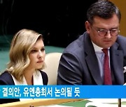 러 점령지 병합 규탄 결의안, 유엔총회서 논의될 듯
