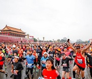 중국 방역 완화?..탁구대회 이어 다음달 3만명 베이징마라톤