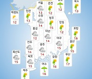 [날씨] 내일(6일) 전국 흐리고 비 소식..큰 일교차 '건강 유의'