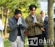 [TD포토] 김규리-김한민-권율 '故 강수연을 추모하며'