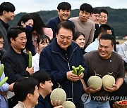 스마트팜 혁신밸리 방문한 윤석열 대통령